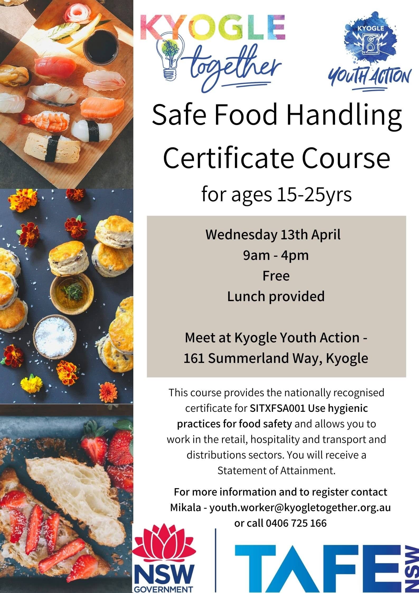 Safe Food Handling Course