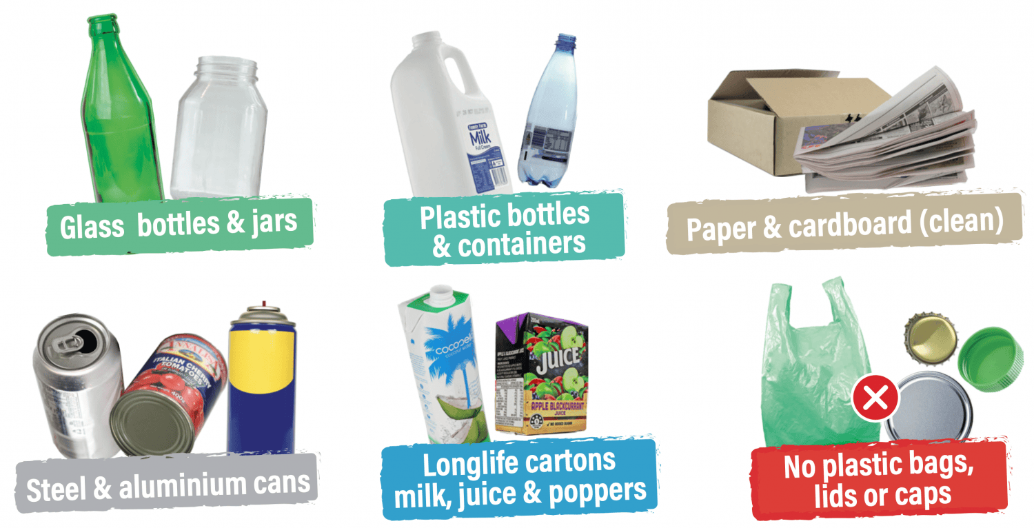 FORTNIGHTLY Yellowlid Recycling Bin Kyogle Council